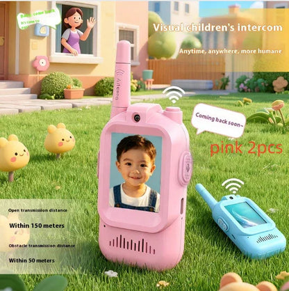 Mini Walkie-talkies Inalámbricos con Vídeo Para Niños
