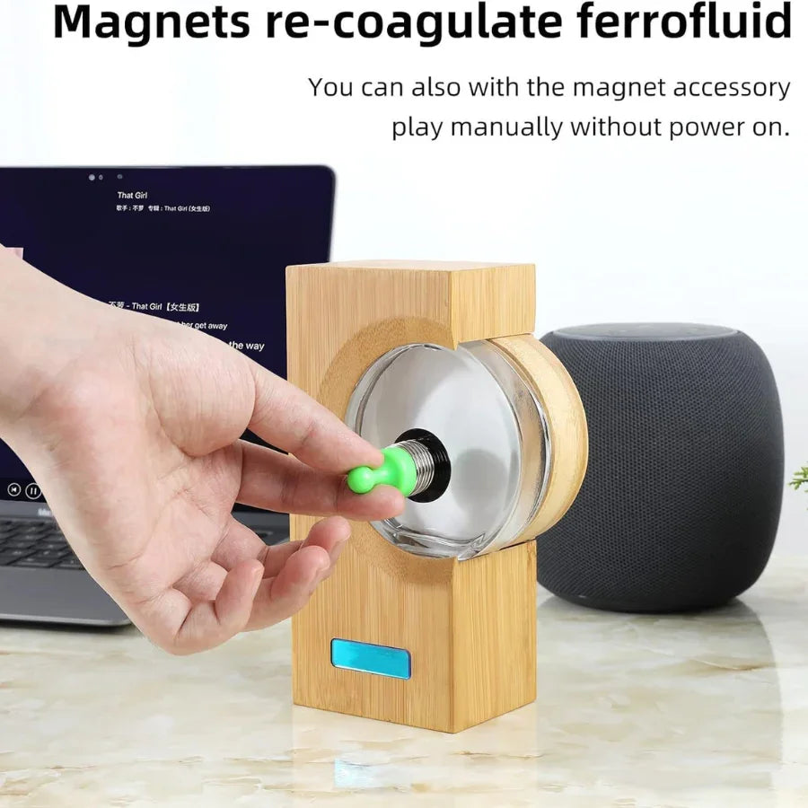 Altavoz con Ferrofluido Danzante - Mooth Shop