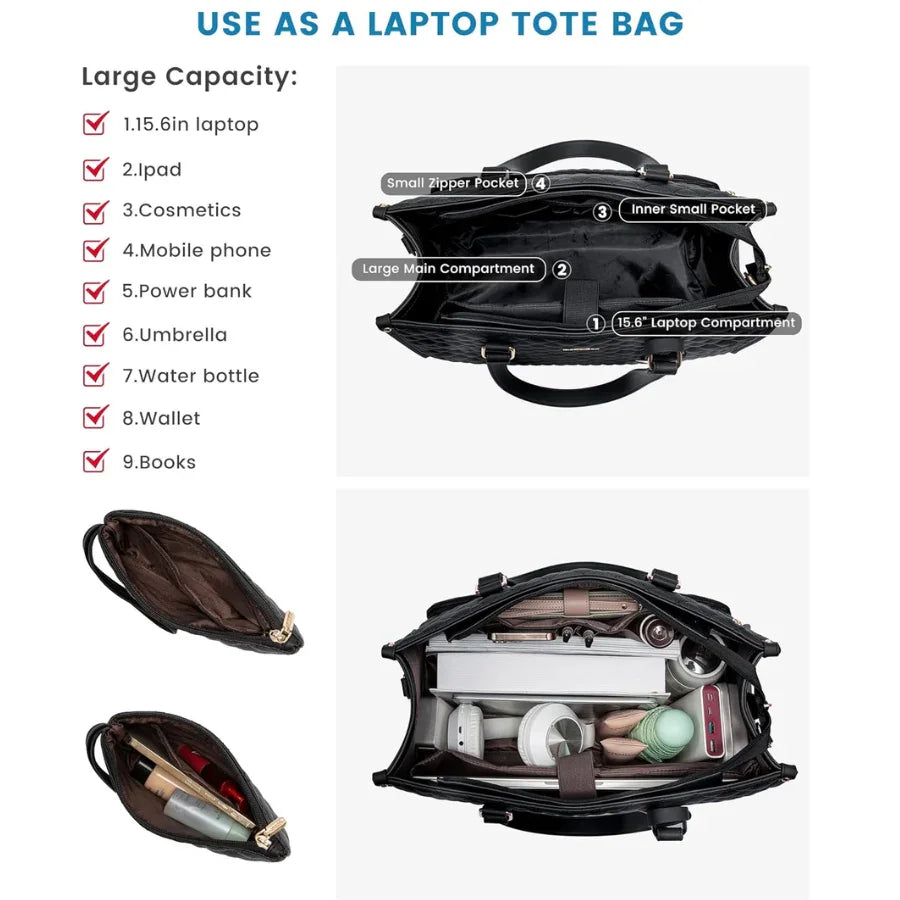 Bolsa Impermeable Multifuncional|Gran capacidad con compartimento aislado para el almuerzo y la computadora- Mooth Shop