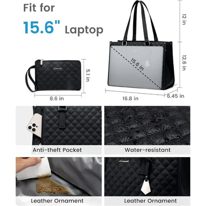 Bolsa Impermeable Multifuncional|Gran capacidad con compartimento aislado para el almuerzo y la computadora- Mooth Shop
