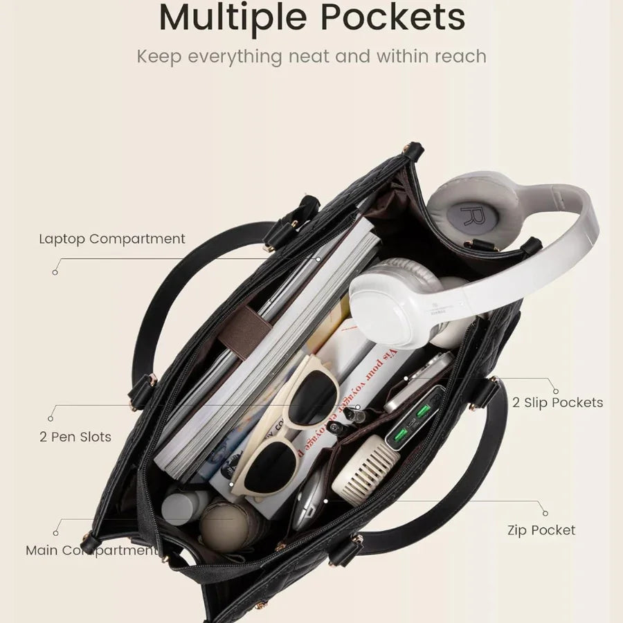 Bolsa Impermeable Multifuncional|Gran capacidad con compartimento aislado para el almuerzo y la computadora- Mooth Shop