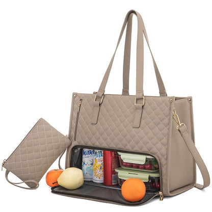 Bolsa Impermeable Multifuncional|Gran capacidad con compartimento aislado para el almuerzo y la computadora- Mooth Shop