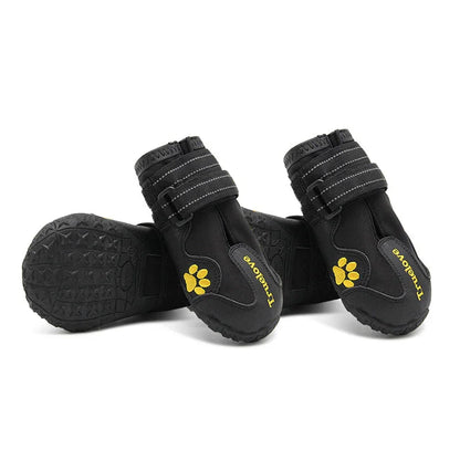 Botas Impermeáveis ​​para Perros com Tiras Refletivas - Proteção Antideslizante para Patas-Mooth Shop-png