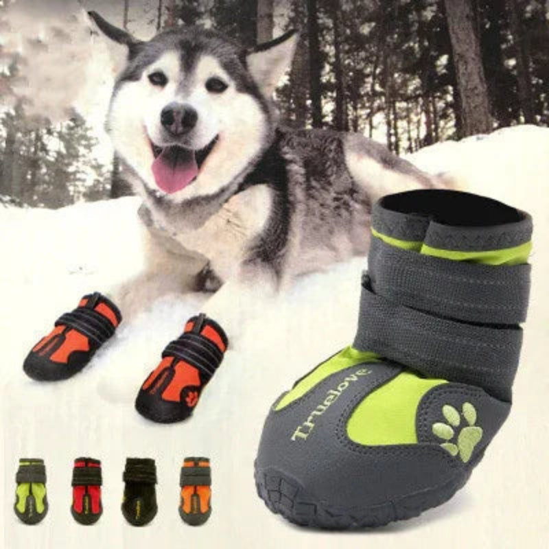 Botas Impermeáveis ​​para Perros com Tiras Refletivas - Proteção Antideslizante para Patas-Mooth Shop-png