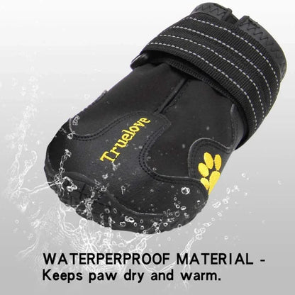 Botas Impermeáveis ​​para Perros com Tiras Refletivas - Proteção Antideslizante para Patas-Mooth Shop-png