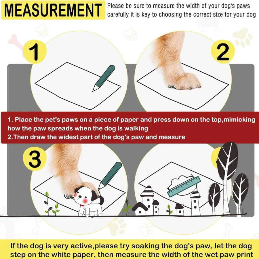 Botas Impermeáveis ​​para Perros com Tiras Refletivas - Proteção Antideslizante para Patas-Mooth Shop-png