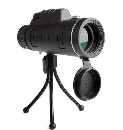 Compatible with Apple, Monocular Telescope Zoom Scope with Compass Phone Clip Tripod - Mooth Shop