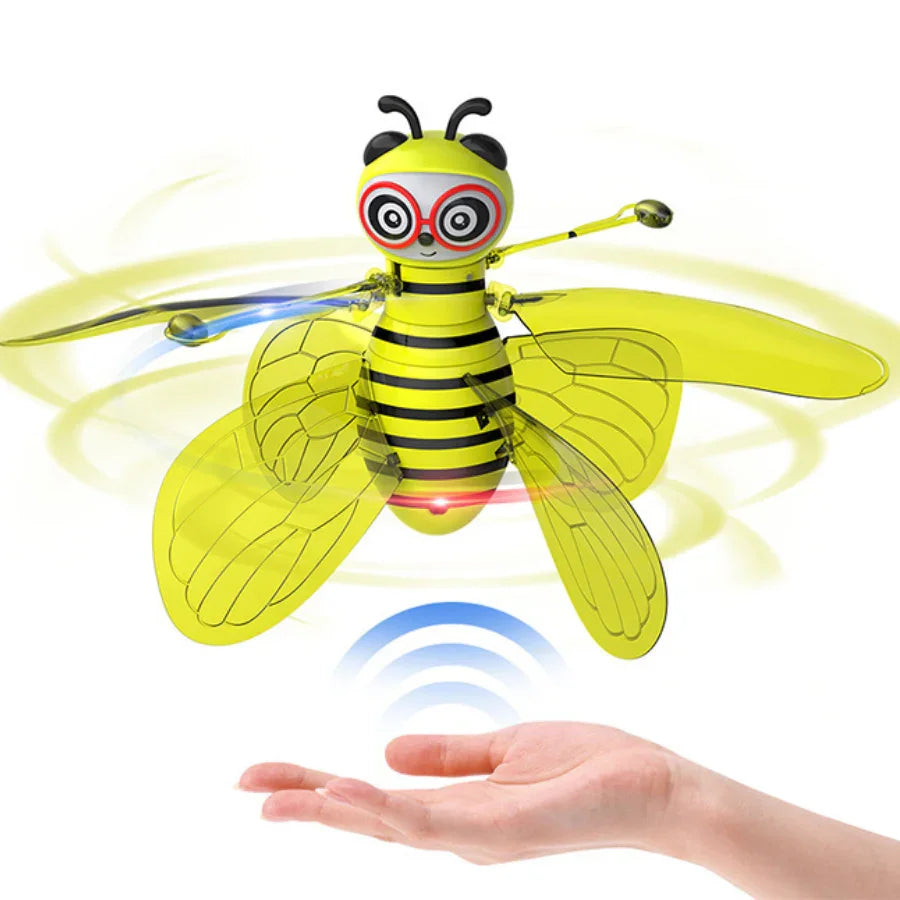  Mini drone que voa com sensor infravermelho -Drone Abeja Voladora LED-Mooth Shop