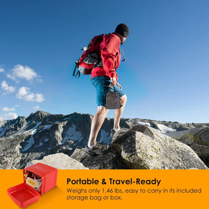 13000W Portable Windproof Camping Stove Five-head Gas Cooking Burner With Piezo Ignition Stepless Flame Control Fit For ISO-butane, Propane, Butane Fuel Tank For Backpacking Picnic Outdoor Cooking - Mooth Shop