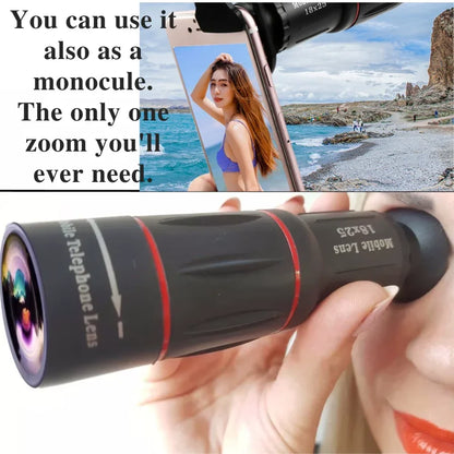 18x High-definition External Telephoto Lens For Mobile Phones - Mooth Shop