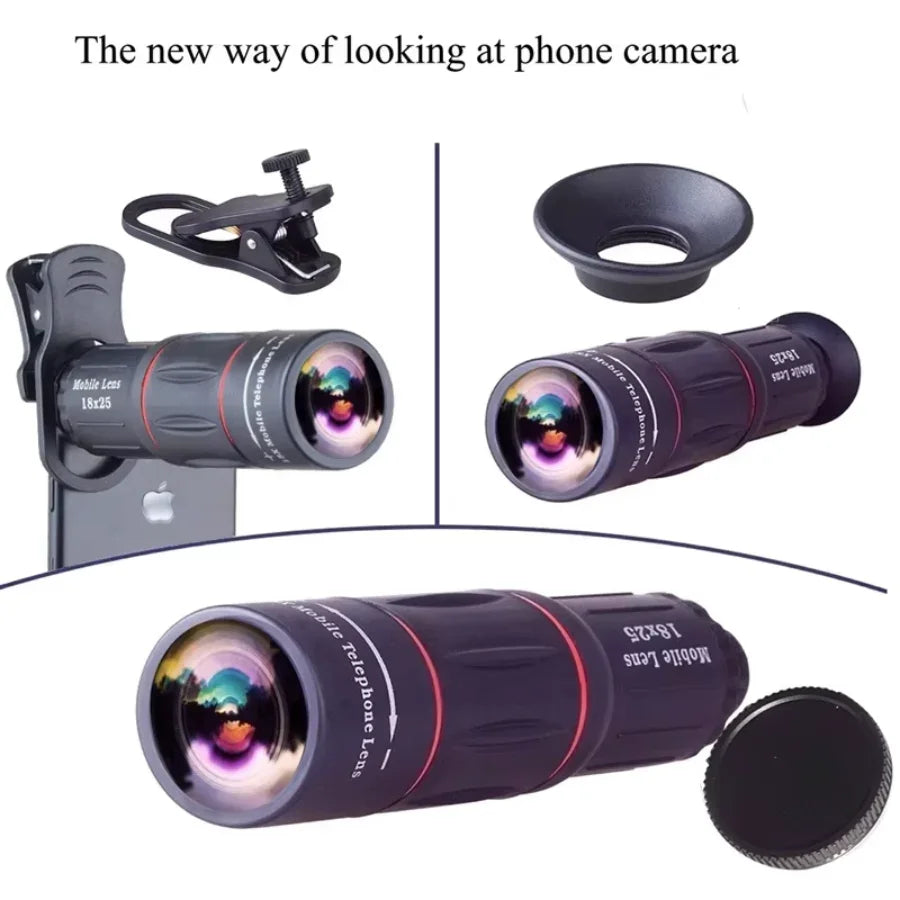 18x High-definition External Telephoto Lens For Mobile Phones - Mooth Shop