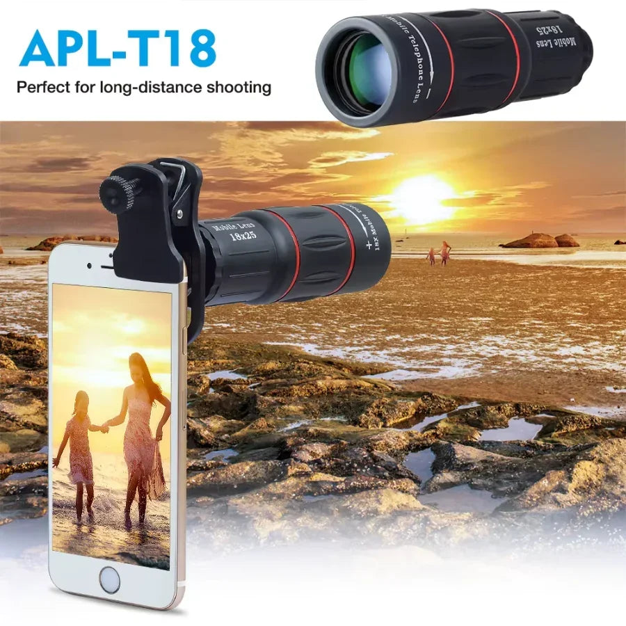18x High-definition External Telephoto Lens For Mobile Phones - Mooth Shop