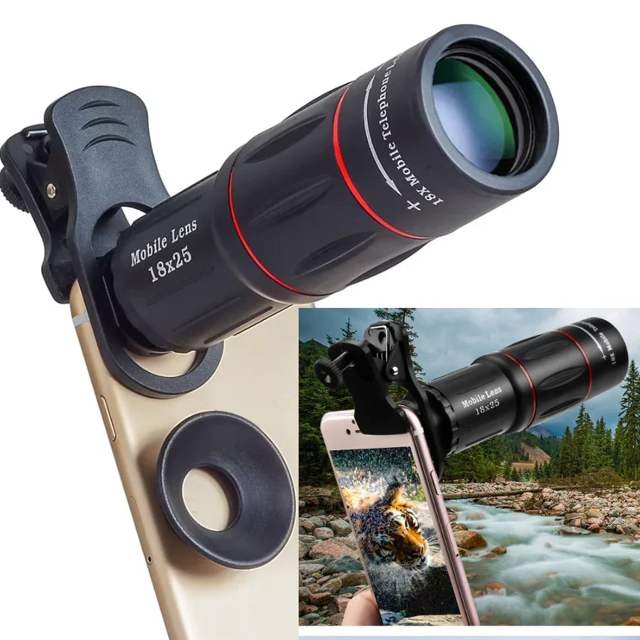 18x High-definition External Telephoto Lens For Mobile Phones - Mooth Shop