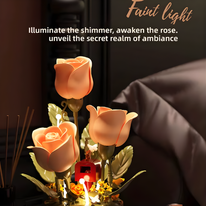 Kit de Flores Mecánicas con Control Remoto - Ramo Luminoso con Aromaterapia y Sonido | Decoración Dinámica para el Hogar- Mooth Shop-png