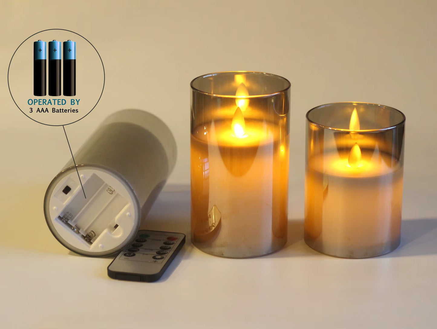 Velas Sin Llama con Control Remoto