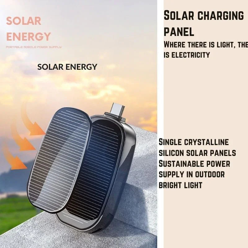 Power Bank Solar Emergencia USB-C Apple - Cargador Portátil Inalámbrico-Mooth Shop-png