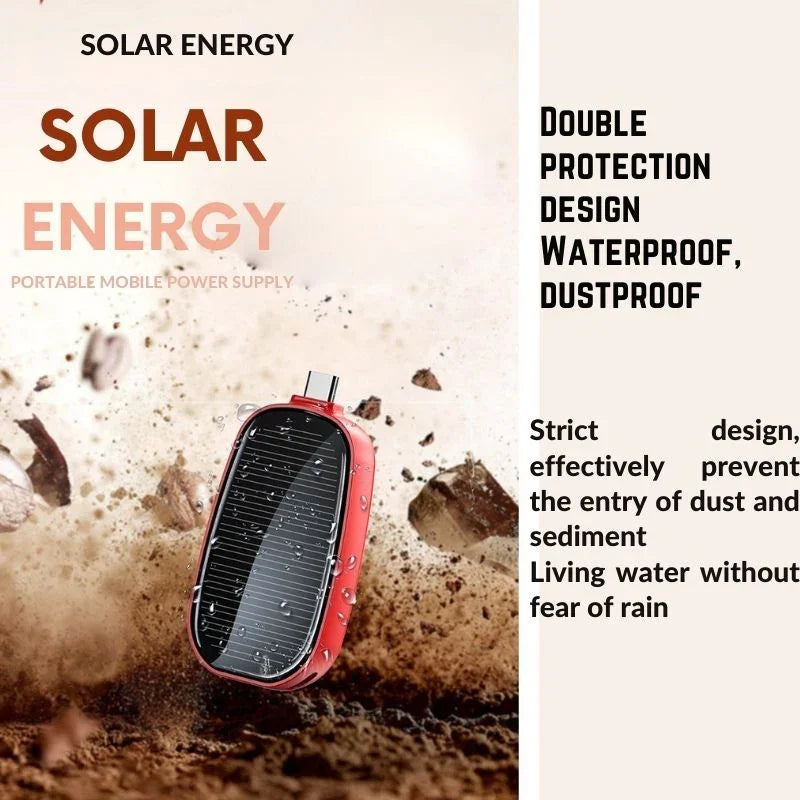 Power Bank Solar Emergencia USB-C Apple - Cargador Portátil Inalámbrico-Mooth Shop-png