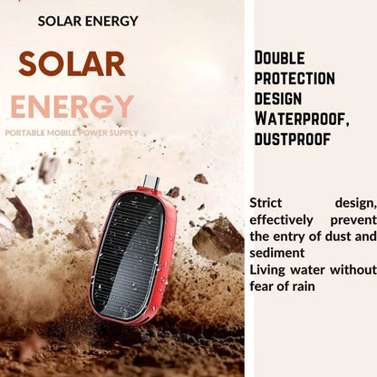 Power Bank Solar Emergencia USB-C Apple - Cargador Portátil Inalámbrico-Mooth Shop-png