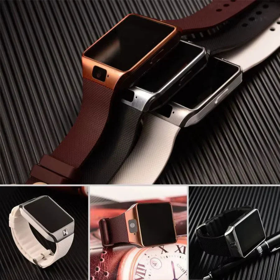 Reloj Inteligente DZ09 Smartwatch con Bluetooth, Cámara y SIM - Llamadas y Notificaciones-Mooth Shop-NPG