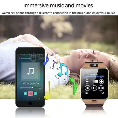 Reloj Inteligente DZ09 Smartwatch con Bluetooth, Cámara y SIM - Llamadas y Notificaciones-Mooth Shop-NPG