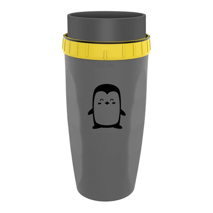 No Cover Twist Cup Travel Portable Cup Double Insulation Tumbler Straw Sippy Water Bottles Portable For Children Adults - Mooth Shop
