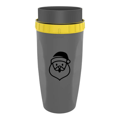 No Cover Twist Cup Travel Portable Cup Double Insulation Tumbler Straw Sippy Water Bottles Portable For Children Adults - Mooth Shop
