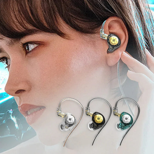 New KZ EDX Pro Earphones Bass Earbuds In Ear Monitor Headphones Sport Noise Cancelling HIFI Headset - Mooth Shop