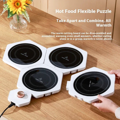 Calentador de Alimentos Eléctrico con Control Temperatura Ajustable 4 pieza-Mooth Shop-PNG