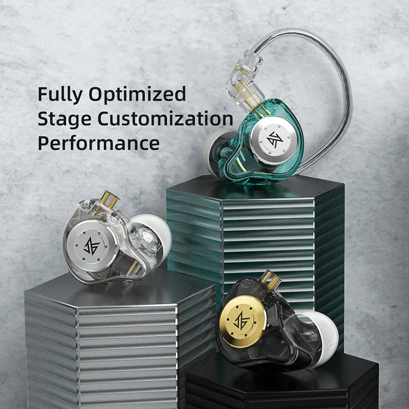 New KZ EDX Pro Earphones Bass Earbuds In Ear Monitor Headphones Sport Noise Cancelling HIFI Headset - Mooth Shop