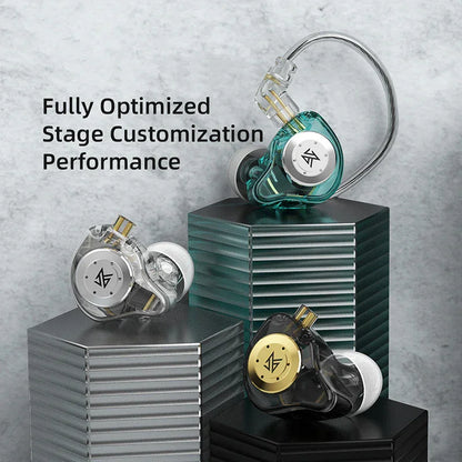 New KZ EDX Pro Earphones Bass Earbuds In Ear Monitor Headphones Sport Noise Cancelling HIFI Headset - Mooth Shop