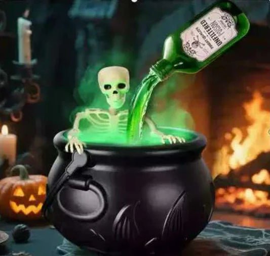 Halloween Black Wizard Bowl Magic Float Bottle And Diffuser Indoor Home Bar Magic Party Horror Ghost Props Halloween Decoration - Mooth Shop