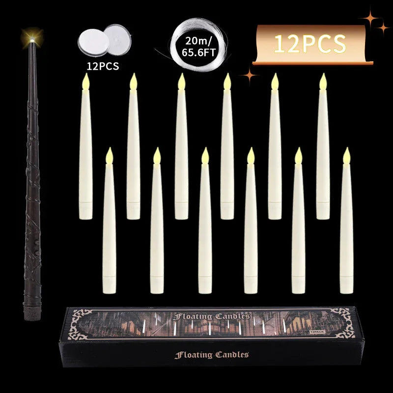 Suspension Remote Control Electronic Candle Christmas Decoration Holiday Set - Mooth Shop