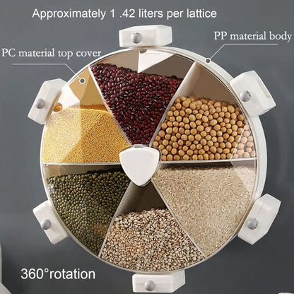 Dispensadores de Grãos Montados na Parede