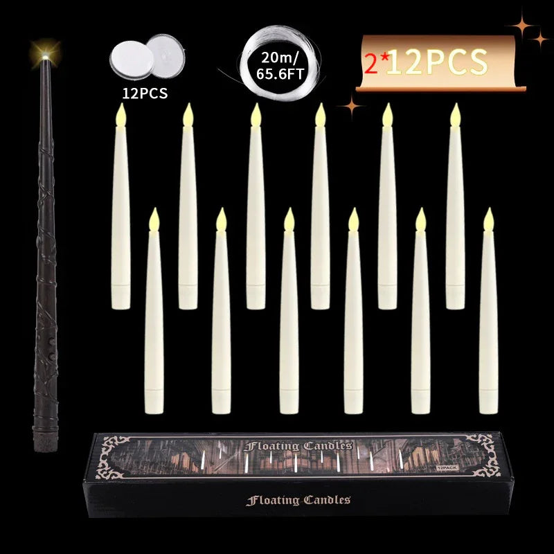 Suspension Remote Control Electronic Candle Christmas Decoration Holiday Set - Mooth Shop