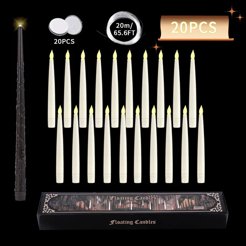 Suspension Remote Control Electronic Candle Christmas Decoration Holiday Set - Mooth Shop