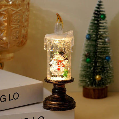 Velas de Natal Lâmpada de Cristal Eletrônica