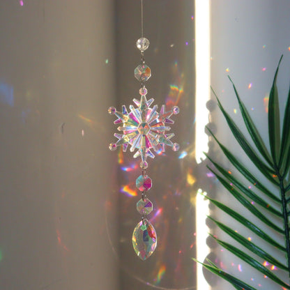 Snowflake Crystal Sun Catcher - Mooth Shop