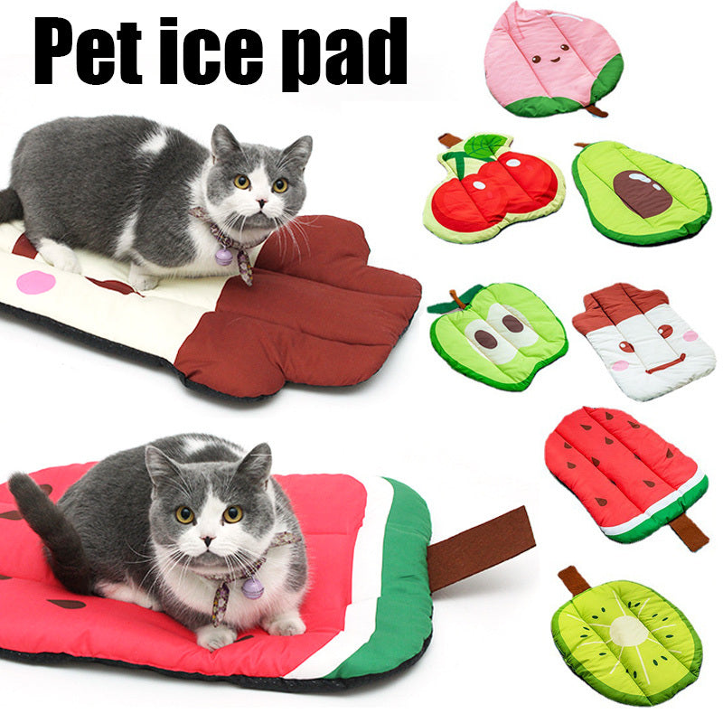 Dog Cooling Mat Pet Beds Cat Rug Ice Silk Pet Self